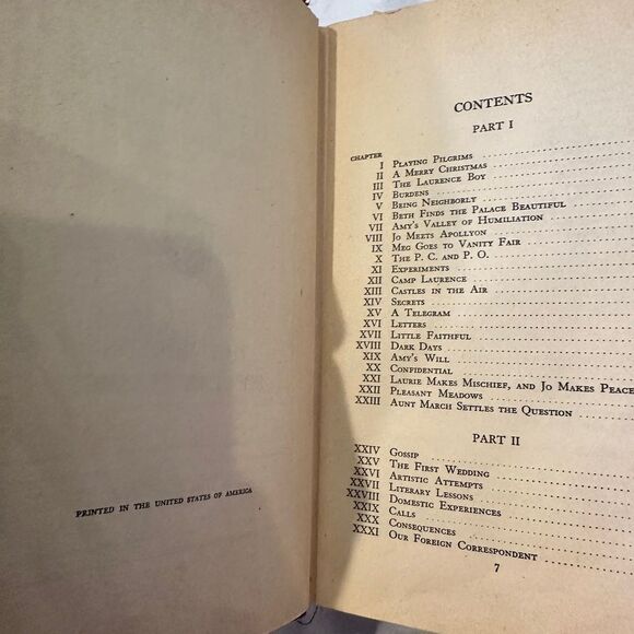 LITTLE WOMEN | Louisa May Alcott undated early edition hardback Little Women - Picture 8 of 15
